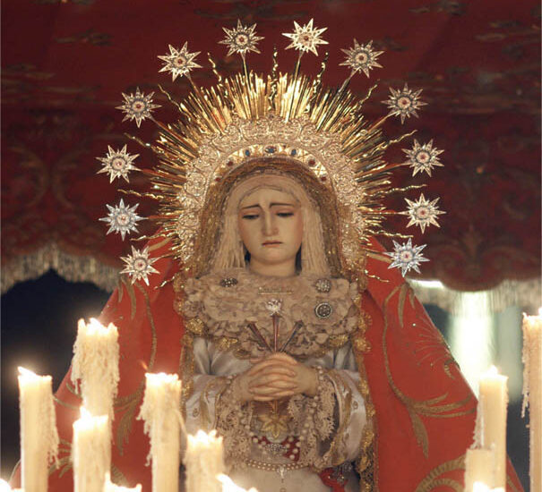 Cartel de la Cofradía de Nuestra Señora de los Dolores de Grana, para el Lunes Santo de la Semana Santa de Granada del año 2011