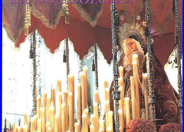Cartel de la Cofradía de Nuestra Señora de los Dolores de Grana, para el Lunes Santo de la Semana Santa de Granada del año 2001