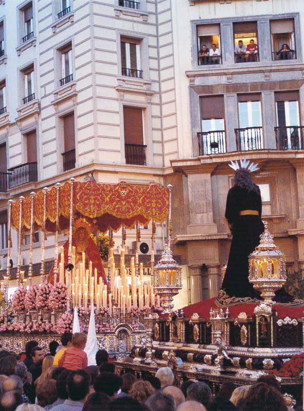 Cartel de la Cofradía de Nuestra Señora de los Dolores de Grana, para el Lunes Santo de la Semana Santa de Granada del año 2007