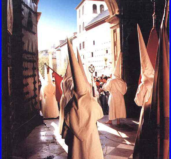 Cartel de la Cofradía de Nuestra Señora de los Dolores de Grana, para el Lunes Santo de la Semana Santa de Granada del año 1998